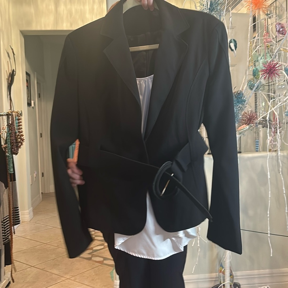 Blazer With White Top